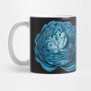 Big Blue Flower Pattern Mug